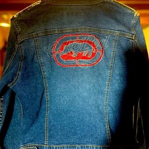 Ecko Red Denim Jean Jacket, early 2000s!